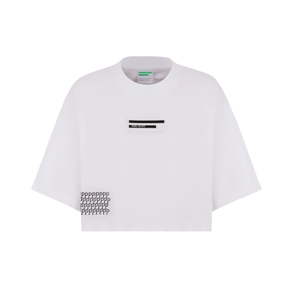 Cropped T-shirt with W1 Patch Women