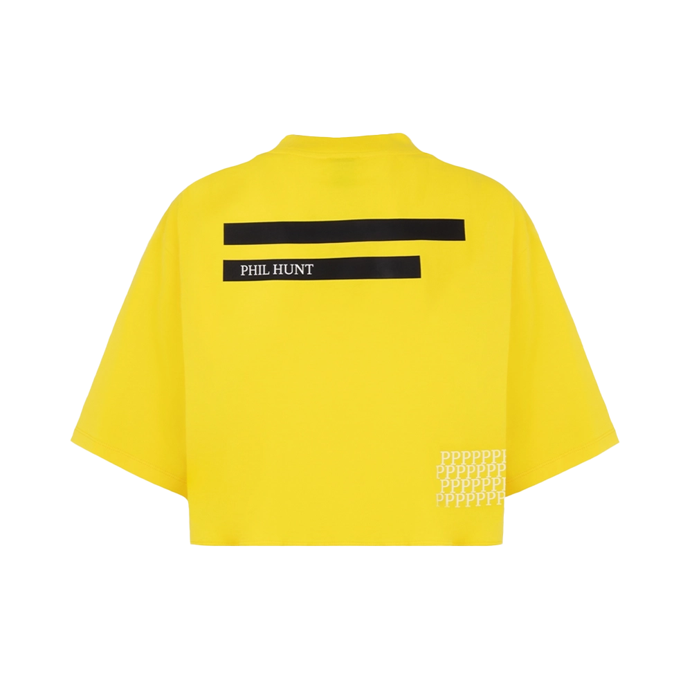 Cropped T-shirt with W8 Women's Patch