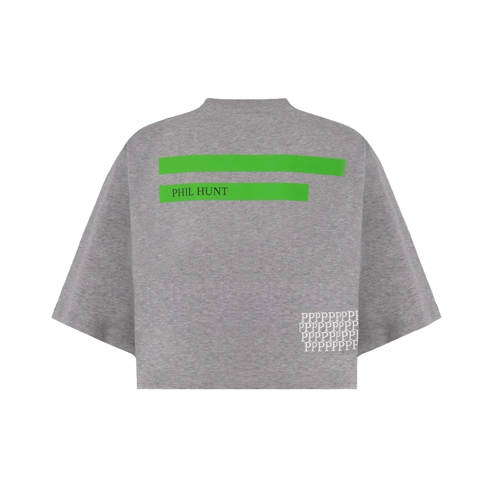 Cropped T-shirt with W4 Patch Women