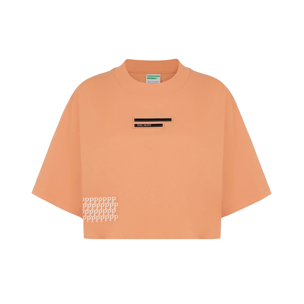 Cropped T-shirt with W9 Patch Women