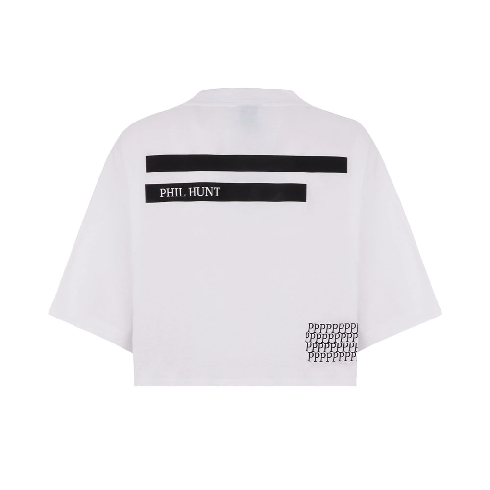 Cropped T-shirt with W1 Patch Women