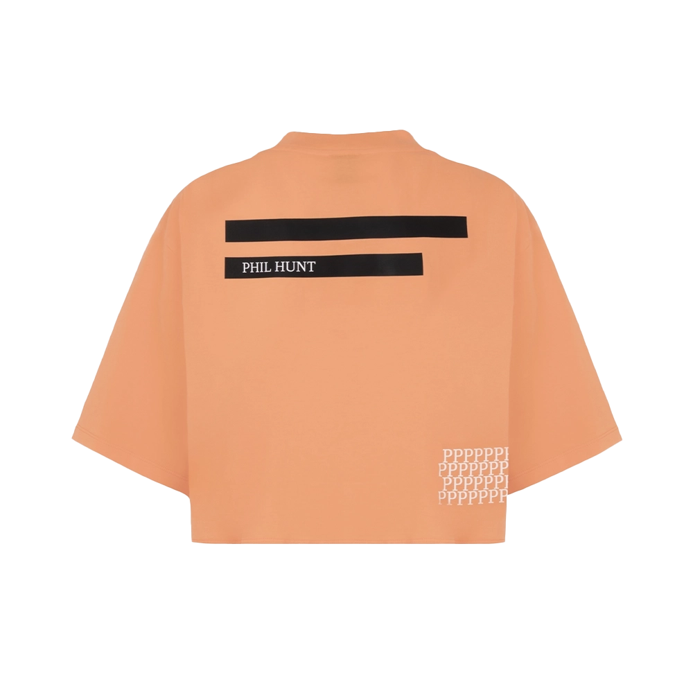 T-shirt Cropped con Patch W9 Donna
